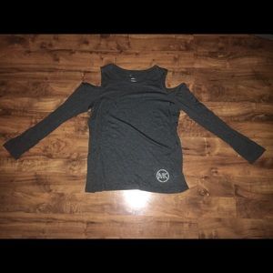 Grey Michel Kors shirt (cut out shoulders)
